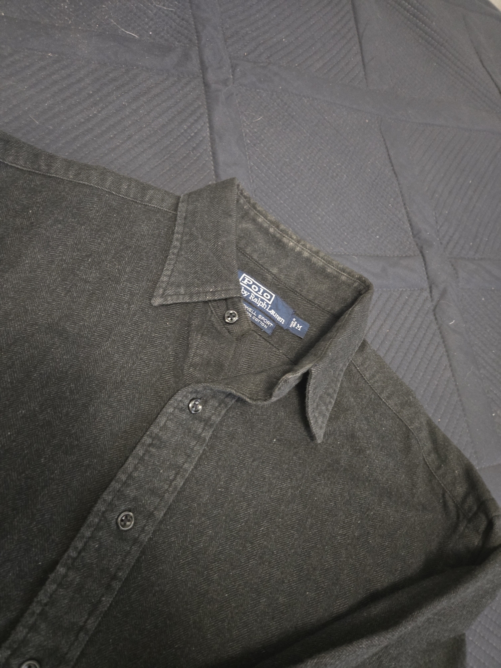 Polo by Ralph Lauren Lowell Sport Men’s Black Button-Up Shirt